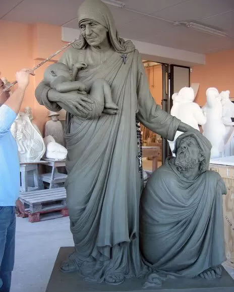 Madre Teresa • Washington/USA • Mármore Carrara • 1.2 Escala Real